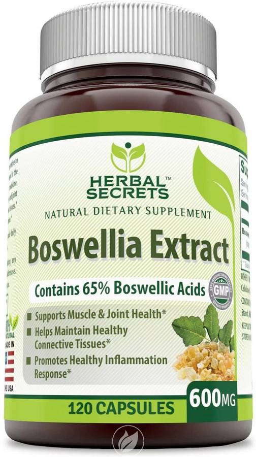 AMAZING NUTRITION: Herbal Secrets Boswellia Serrata Extract 600 mg 120 CAPVEGI