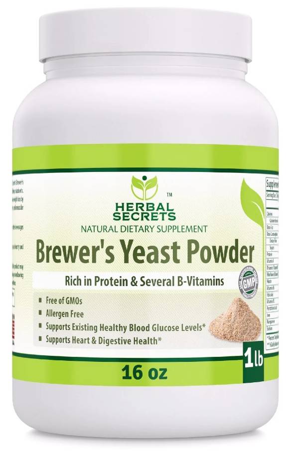 AMAZING NUTRITION: Herbal Secrets Brewer's Yeast Powder 16 OUNCE