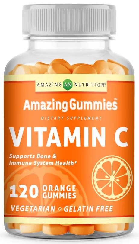 AMAZING NUTRITION: Amazing Formulas Vitamin C Gummies Orange 120 GUMMY