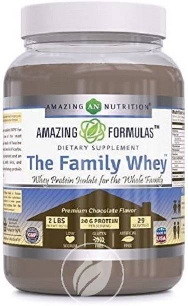 AMAZING NUTRITION: Amazing Formulas The Family Whey Whey Protein Isolate Chocolate 2 LB