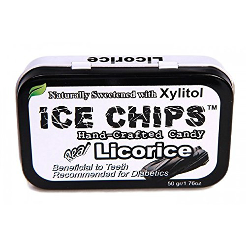 ICE CHIPS CANDY: Licorice 1.76 oz