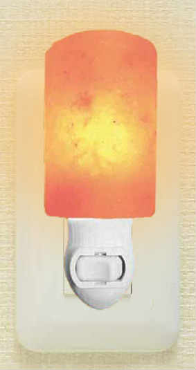HIMALAYAN SALT CART: Nightlight Cylinder 1 ea