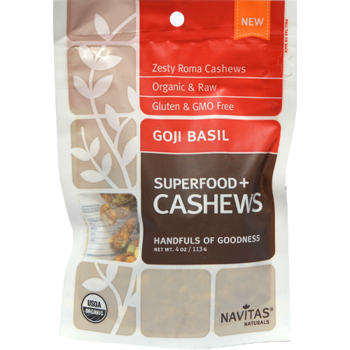Navitas Naturals: Goji Basil Cashews 4 oz