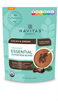 NAVITAS ORGANICS: Cacao & Greens Essential Blend 8.4 OZ
