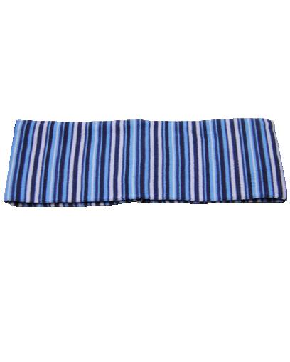 DIPRIMA: Maple Lycra Stretch Fabric Headband Blue Stripe 1 CT