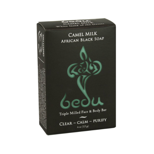 ONE WITH NATURE: Camel Milk African Black Bar Soap 4 oz