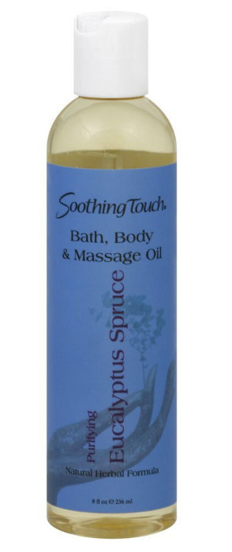 Bath And Body Massage Oil Eucalyptus Spruce 8 oz from SOOTHING TOUCH LLC