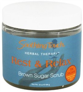 SOOTHING TOUCH LLC: Brown Sugar Scrub Rest And Relax 70 Percent Organic 16 oz