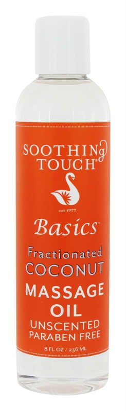 SOOTHING TOUCH LLC: Basics Fractionated Coconut Massage Oil 8 oz
