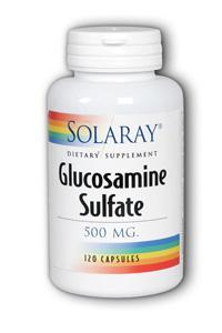 glucosamine sulfate 120ct 500mg from Solaray