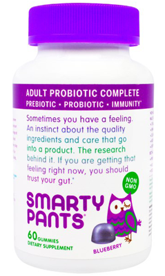 SMARTYPANTS: Adult Probiotic Complete Blueberry 60 gummy