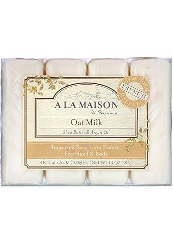 A LA MAISON: Bar Soap Value Pack Oat Milk 4 CT