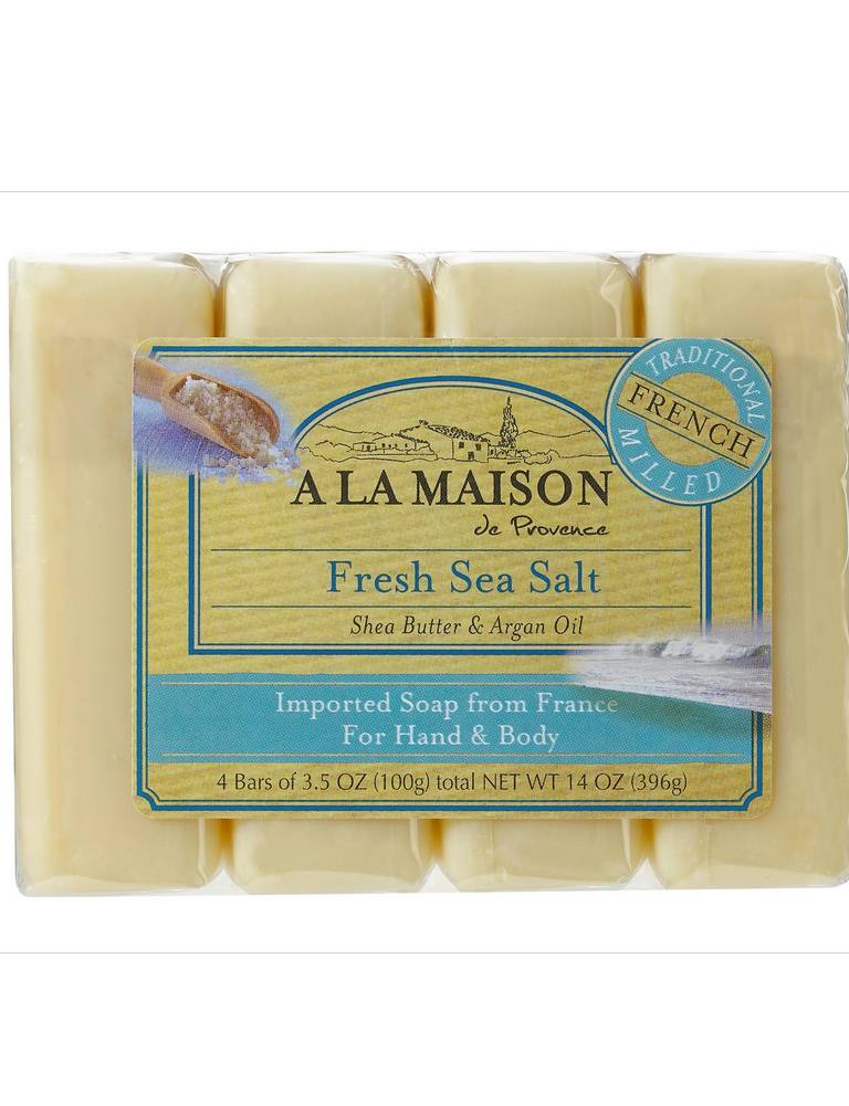 A LA MAISON: Bar Soap Value Pack Fresh Sea Salt 4 CT