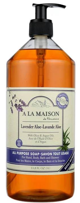 A LA MAISON: Liquid Hand Soap Lavender Aloe 33.8 OUNCE