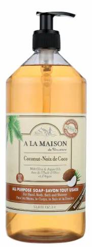 A LA MAISON: Liquid Hand Soap Coconut 33.8 OUNCE
