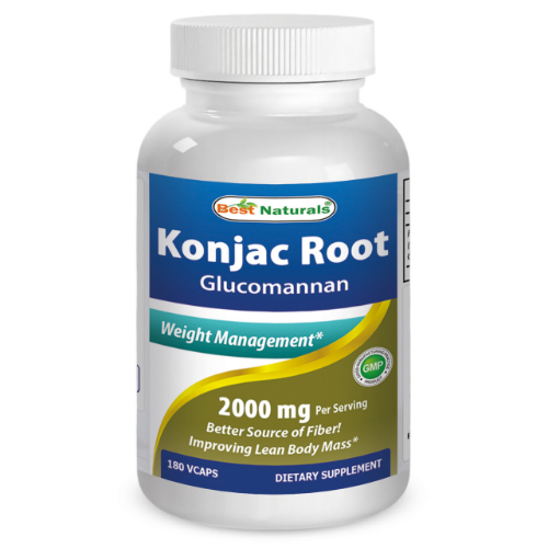 Best Naturals: Konjac Root 2000 mg 180 cap