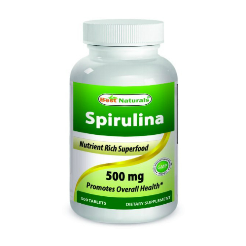 Best Naturals: Spirulina 500 mg 500 tab
