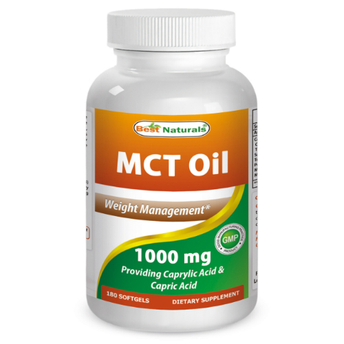 Best Naturals: MCT Oil 1000mg 180 sfg