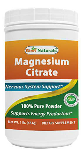 BEST NATURALS: Magnesium Citrate Powder 1 LB
