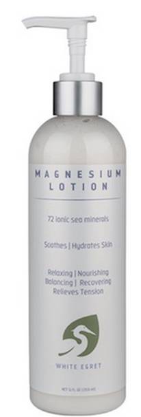 WHITE EGRET PERSONAL CARE: Magnesium Lotion 12 OUNCE