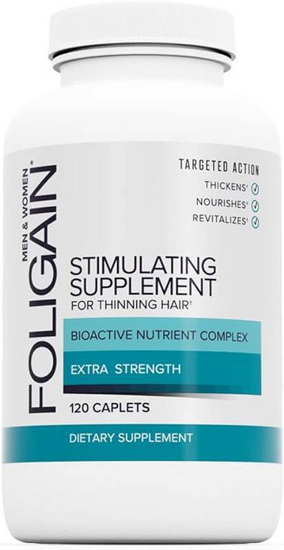 FOLIGAIN: Stimulating Supplement for Thinning Hair 120 CAPLET