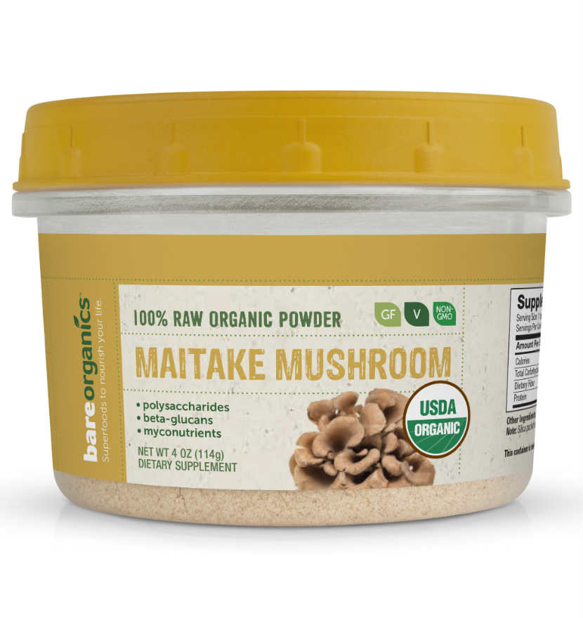 BARE ORGANICS: Org. Maitake Mushroom Powder 4 OZ