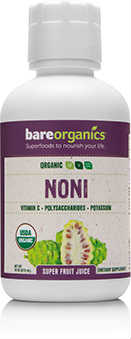 BARE ORGANICS: Organic Noni Juice 32 oz