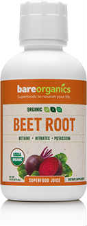 BARE ORGANICS: Organic Beetroot Juice 16 oz