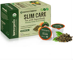 BARE ORGANICS: Slim Care Tea K-Cups 12 ct