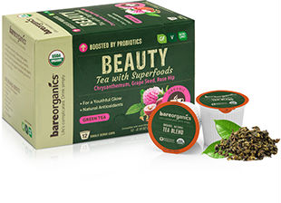 BARE ORGANICS: Beauty Tea K-Cups 12 ct