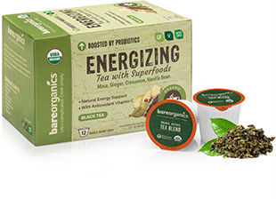 BARE ORGANICS: Energy Tea K-Cups 12 ct