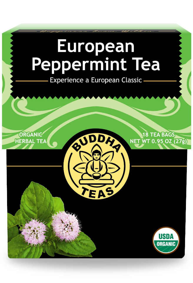 BUDDHA TEAS: European Peppermint Tea 18 BAG