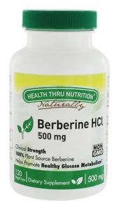 HEALTH THRU NUTRITION: Berberine 500mg 120 cap vegi
