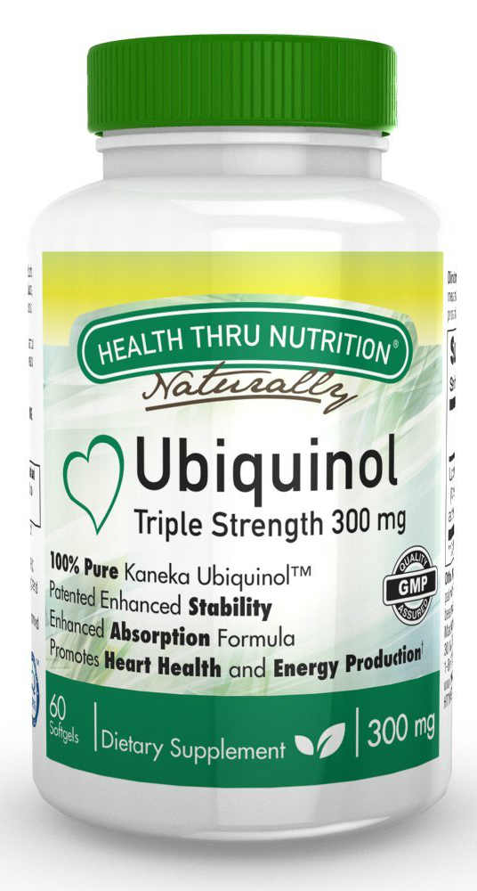 Ubiquinol CoQ10 300mg 60 softgel from HEALTH THRU NUTRITION