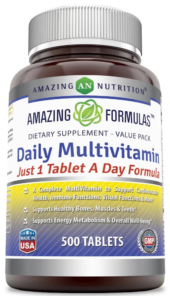 AMAZING NUTRITION: Amazing Formulas Daily Multivitamin 500 TABLET