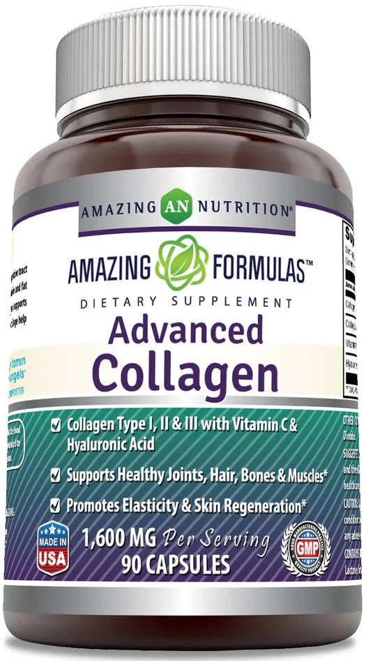AMAZING NUTRITION: Amazing Formulas Advanced Collagen 1500 mg 90 CAPSULE