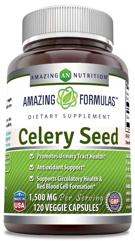 AMAZING NUTRITION: Amazing Formulas Celery Seed Extract 1500 mg 120 CAPVEGI