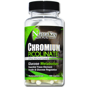 NUTRAKEY: CHROMIUM PICOLINATE 200 mcg 100 capsules