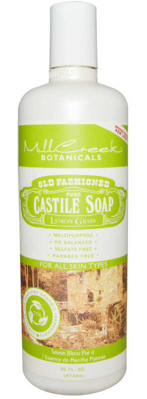 MILL CREEK: Lemon Grass Castile Soap 16 OZ
