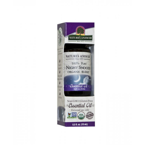NATURE'S ANSWER: Organic Night Snooze Essential Oil Blend 0.5 oz