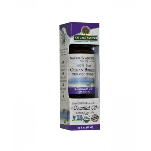 NATURE'S ANSWER: Organic Ocean Breeze Cooling Essential Oil Blend 0.5 oz