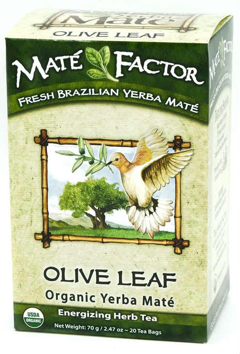 FUNCTIONAL HERBAL BLENDS: Olive Leaf Yerba Mate 20 bag