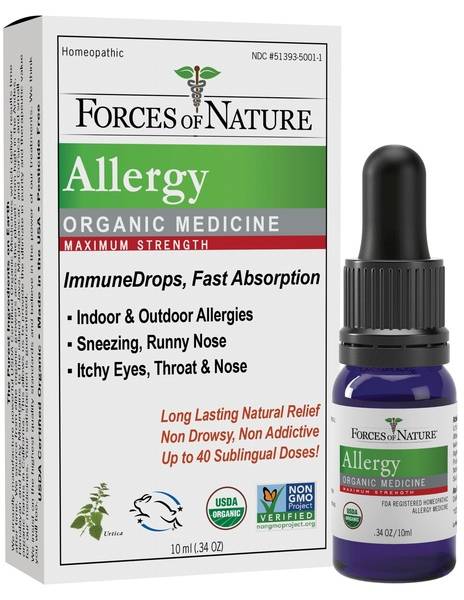 FORCES OF NATURE: Allergy Maximum Strength Immune Drops 12 ml