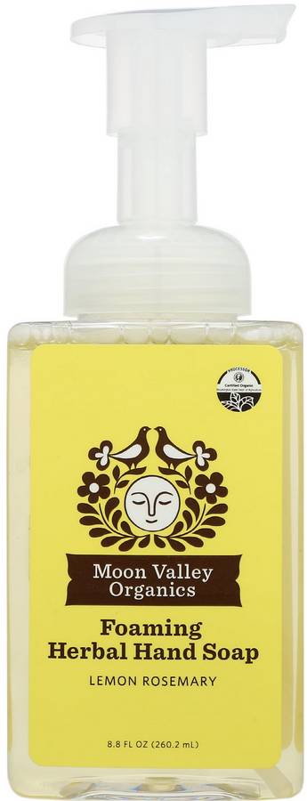 MOON VALLEY ORGANICS: Lemon Rosemary Foaming Herbal Hand Soap 8.8 OUNCE