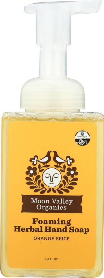 MOON VALLEY ORGANICS: Orange Spice Foaming Herbal Hand Soap 8.8 OUNCE