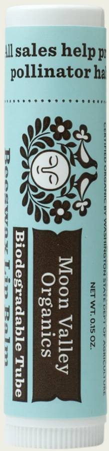 MOON VALLEY ORGANICS: Cool Mint Vanilla Beewax Lip Balm 0.15 OUNCE