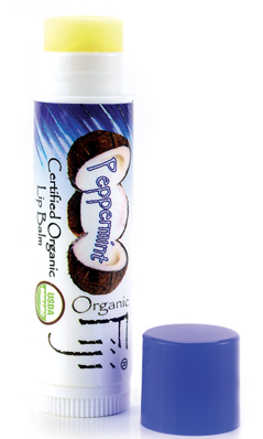 ORGANIC FIJI: Organic Peppermint Lip Balm 0.15 oz