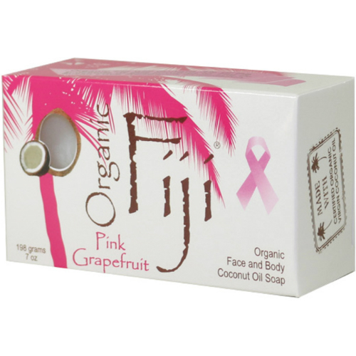 ORGANIC FIJI: Organic Bar Soap Pink Grapefruit 7 oz