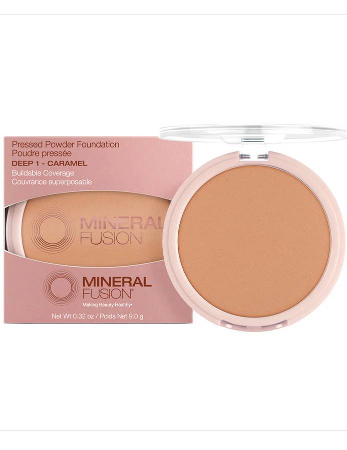 MINERAL FUSION: Pressed Base Deep 1 0.32 OUNCE