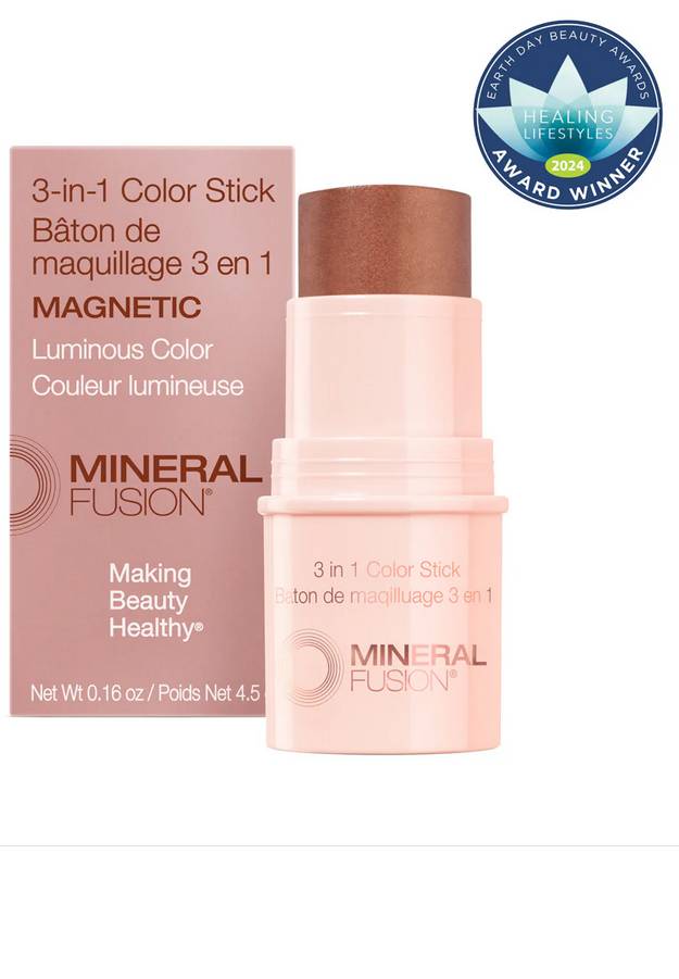 MINERAL FUSION: 3-In-1 Color Stick Magnetic 0.18 OUNCE